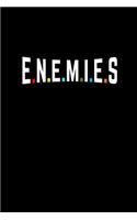 Enemies: Food Journal - Track your Meals - Eat clean and fit - Breakfast Lunch Diner Snacks - Time Items Serving Cals Sugar Protein Fiber Carbs Fat - 110 pag