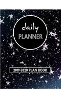 Daily Planner: 2019-2020 Plan Book: Weekly, Monthly, Page a Day Calendar and Organizer With An Agenda, Schedule, To-Do's, Notes, and Professional Appointment Noteb