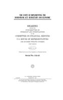 The costs of implementing the Dodd-Frank Act: budgetary and economic