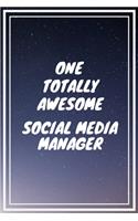 One Totally Awesome Social Media Manager