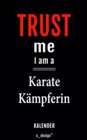Kalender für Karate Kämpfer / Karate Kämpferin
