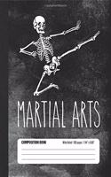 Martial Arts Composition Book Wide Ruled 100 pages (7.44 x 9.69)