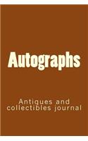 Autographs: Antiques and collectibles journal