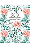2019 Planner Weekly/Monthly, Calendar Schedule Organizer