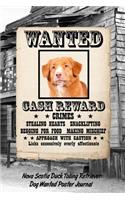 Nova Scotia Duck Tolling Retriever Dog Wanted Poster Journal