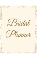 Bridal Planner: A Simple & Large Wedding Planning Notebook