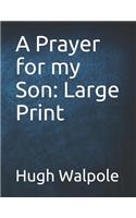 A Prayer for My Son: Large Print