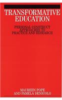 Transformative Education: Personal Construct Approaches OT Practice and Research