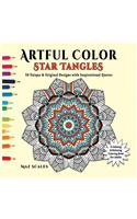 Artful Color Star Tangles