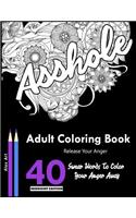 Release Your Anger: Midnight Edition: Over 40 Swear Words to Color Your Anger Away and Relax