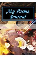 My Poems Journal: A 6 x 9 Lined Notebook