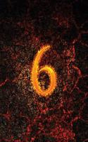 Monogram "6" Sketchbook: Blank Art Pad Notebook Journal(32 Monogram Fire 150 Sketch)