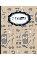 6 Columns Columnar Pad: (6 Columns Columnar Pad)