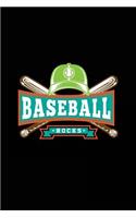 Baseball Rocks: Baseball Notebook Journals