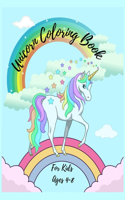 Unicorn Coloring Book For Kids Ages 4-8