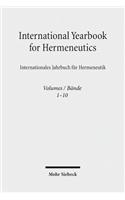 International Yearbook for Hermeneutics / Internationales Jahrbuch fur Hermeneutik