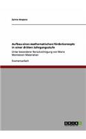 Aufbau eines mathematischen Förderkonzepts in einer dritten Jahrgangsstufe: Unter besonderer Berücksichtigung von Maria Montessori Materialien(German)