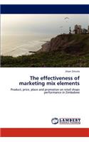 Effectiveness of Marketing Mix Elements