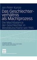 Das Geschlechterverhältnis ALS Machtprozess