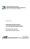 Oil Droplet Impact Dynamics in Aero-Engine Bearing Chambers-Correlations Derived from Direct Numerical Simulations