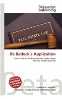 Re Badeck's Application: (English)