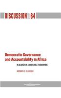 Democratic Governance and Accountability in Africa