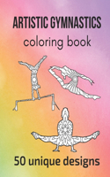 Artistic Gymnastics Coloring Book