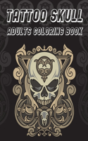 Tattoo Skull Adults Coloring Book