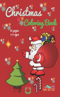 Christmas Coloring Book 60 Pages 3-6 Ages