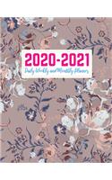 2020-2021 Daily Weekly and Monthly Planner