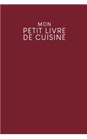 Mon petit livre de cuisine
