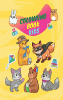 Colouring book kids
