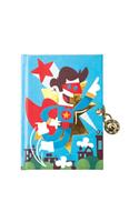 Superhero Locked Diary