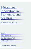 Educational Innovation in Economics and Business II