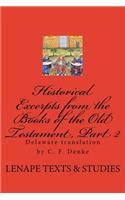 Historical Excerpts from the Books of the Old Testament, Part 2