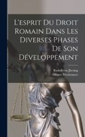 L'esprit Du Droit Romain Dans Les Diverses Phases De Son Développement
