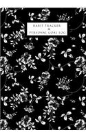 Habit Tracker & personal Goals Log: Daily Planner Journal to build Healthy Routine Organizer your Priorities & Daily Tasks Undated Habit Calendar