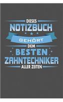 Dieses Notizbuch Gehört Dem Besten Zahntechniker Aller Zeiten: Gepunktetes Notizbuch mit 120 Seiten - 15x23cm (in etwa DIN A5)