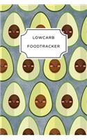 Low Carb Food Tracker: A5 notebook squared planner journal meal tracker motivational diary fitness plan