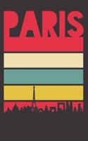 Paris Skyline Notebook Journal