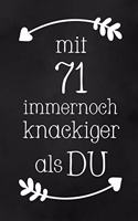 Mit 71: DIN A5 - 120 Punkteraster Seiten - Kalender - Notizbuch - Notizblock - Block - Terminkalender - Abschied - Geburtstag - Ruhestand - Abschiedsgeschen