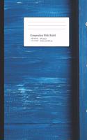 Composition Notebook: 7.5 x 9.25 Wide Ruled Paper Notebook for Students, Home School, Pre-School to College great for Writing Notes