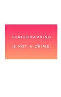 Skateboarding Is Not a Crime