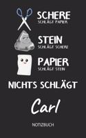 Nichts schlägt - Carl - Notizbuch