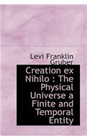 Creation Ex Nihilo