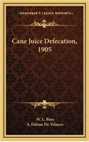 Cane Juice Defecation, 1905