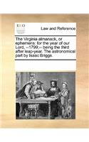 The Virginia Almanack, or Ephemeris: (English)
