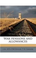 War Pensions and Allowances