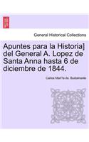 Apuntes para la Historia] del General A. Lopez de Santa Anna hasta 6 de diciembre de 1844.