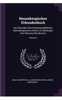 Hennebergisches Urkundenbuch